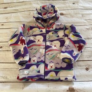 Patagonia polar bear synchilla fair good used condition for fleece wear 4t